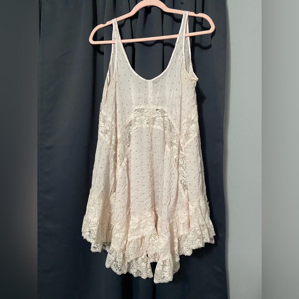 Free People She Swings Lace Slip